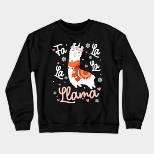 Fa La La La Llama Christmas Crewneck Sweatshirt